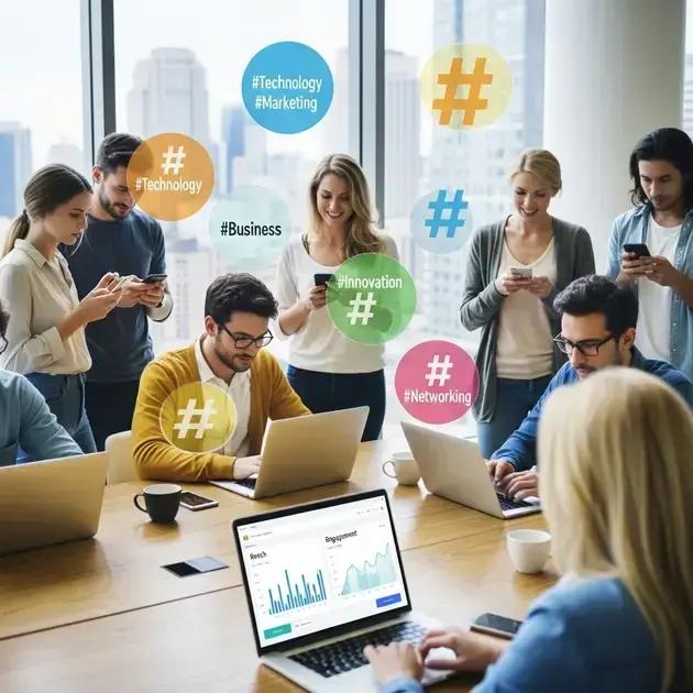 Como hashtags aumentam alcance e engajamento Como hashtags aumentam alcance e engajamento