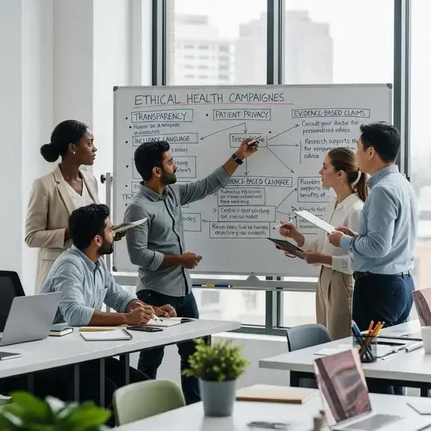 Conteúdo criativo e ético para campanhas de saúde